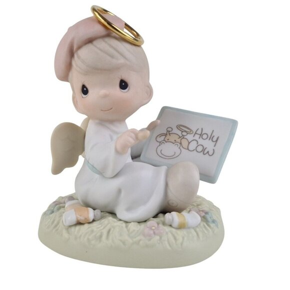Precious Moments 272558 I Think You're Just Divine Angel Porcelain Figurine - Picture 7 of 7